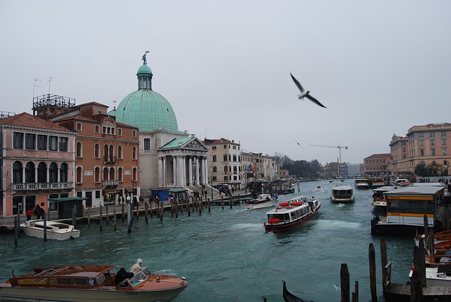 kanál v Benátkách